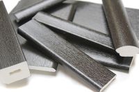 black upvc window trims