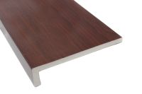 rosewood woodgrain upvc fascia boards