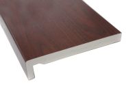 rosewood woodgrain upvc fascia boards