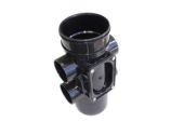 Single Socket 4 Boss Shoulder Access Pipe (Polypipe)