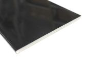 Pack of 2 x 150mm Flat Soffits (black gloss)