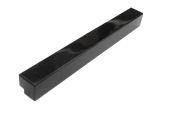 500mm External Fascia Corner (black gloss)