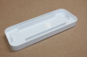 100mm White End Cap