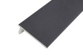 Top Edge Trim - Male (anthracite grey 7016 woodgrain)