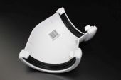 White 135 Deg Half Round Angle (floplast)