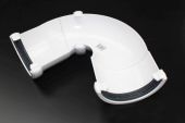 White Adjustable Gutter Angle (floplast)