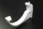 White Half Round Gutter Bracket (floplast)