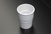 White 68mm Round Pipe Connector (floplast)