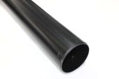 3 Metre x 110mm Plain Pipe (black floplast)