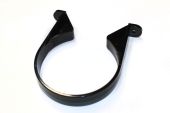 110mm Plastic Socket Pipe Clip (black floplast)