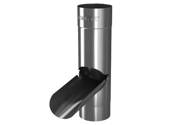 Galv 87mm Round Rainwater Diverter