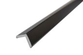 25mm x 25mm Foam Angle (black woodgrain)