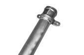 1 Metre Length of 76mm Downpipe (black)