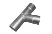 76mm x 112 Deg Single Swaged Branch (mill)