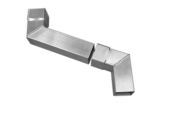 1000mm Square Swaged Projection (mill)