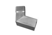 112 Deg Single Square Swaged Bend (mill)