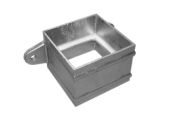 101mm Square Eared Connector (mill)