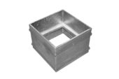 101mm Square Plain Connector (mill)