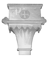 Clonard Hopper - 101x76 Rect Spigot (mill)