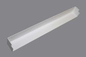 500mm Double Ended External Corner (white)