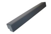 500mm External Fascia Corner (Anthracite Grey 7016 Woodgrain)