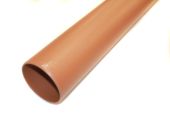 6mt x 110mm Plain Ended Drainage Pipe (floplast)