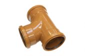 110mm x 90 Deg Triple Socket Junction (floplast)