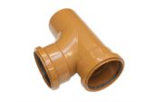 110mm x 90 Deg Double Socket Junction (floplast)