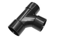 40mm Tee ABS (black)