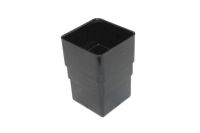 Pipe Connector Square ( black)