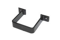 Square Flush Pipe Clip (black)