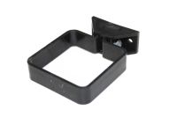 Square Pipe Clip Complete (black)