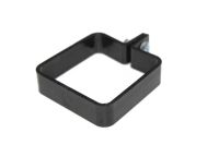 Square Plastic Clip, Nut & Bolt (black)