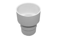 Cast Iron Pipe Connector (white)