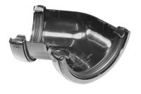 Black 135 Deg Half Round Angle (floplast)