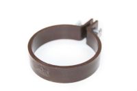 Plastic Clip, Nut & Bolt (brown)