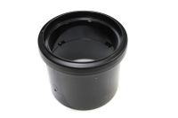 110mm Single Socket Connector (black floplast)