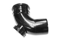 110mm x 92.5 Deg Access Bend (black floplast)