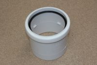 110mm Single Socket Connector (white floplast)