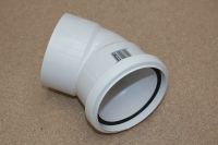 110mm x 135 Deg Double Socket Bend (white floplast)