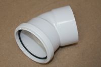 110mm x 135 Deg Top Offset Bend (white floplast)