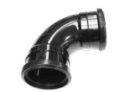110mm x 92.5 Deg Double Socket Bend (black floplast)