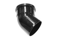 110mm x 135 Deg Single Socket Bend (black floplast)