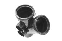 110mm x 135 Deg Single Branch (black floplast)