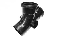 110mm x 112 Deg Branch (black floplast)