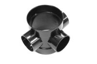 110mm Short Boss Pipe (black floplast)