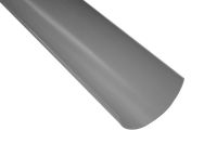 Grey Half Round Gutter (floplast)