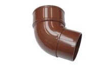 Brown 68mm Round 112 Deg Bend (floplast)