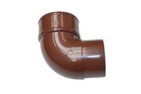 Brown 68mm Round 92.5 Deg Bend (floplast)