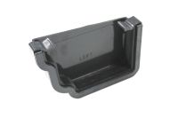 External L/H Stopend (ogee anthracite)